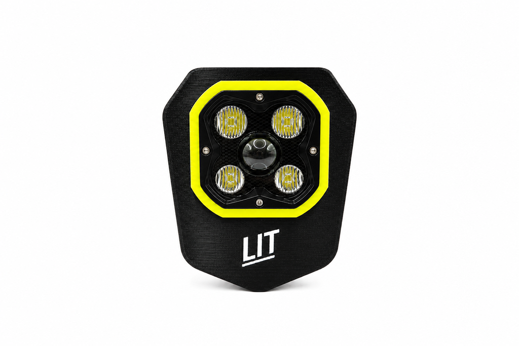 TRIUMPH TF-E LED HEADLIGHT - LIT ENDURO