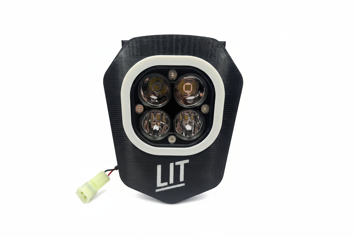 TRIUMPH TF-E LED HEADLIGHT - LIT ENDURO