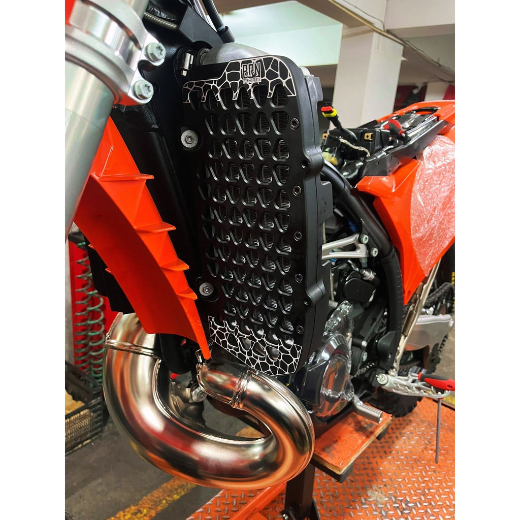 KTM RADIATOR BRACES - BRN