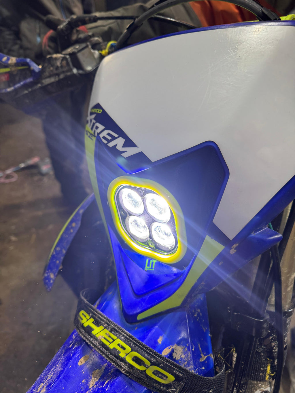 SHERCO LED HEADLIGHT 2024 - 2026 - LIT ENDURO